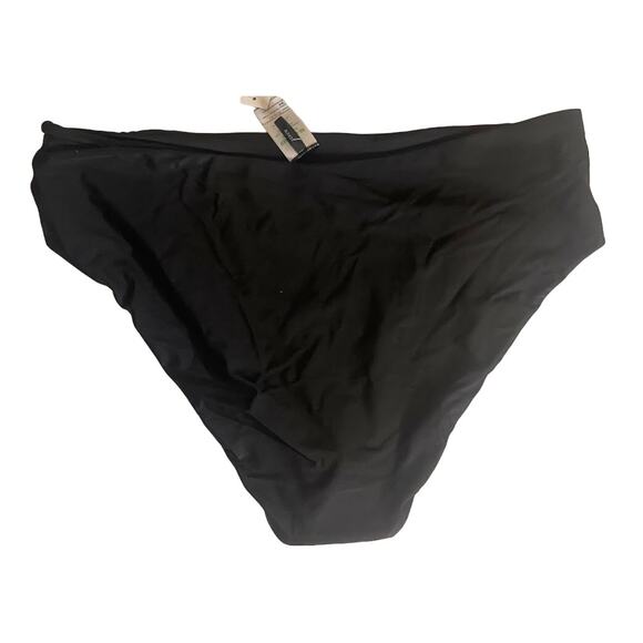 J. Crew Black High Rise Bikini Swim Bottom - Size 2X NWT - Picture 3 of 6